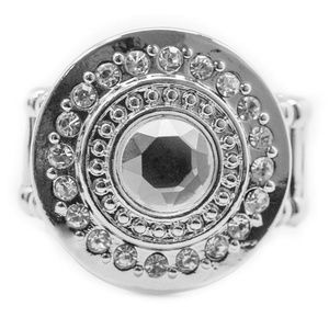 White Rhinestone Ring - Upstate Style
